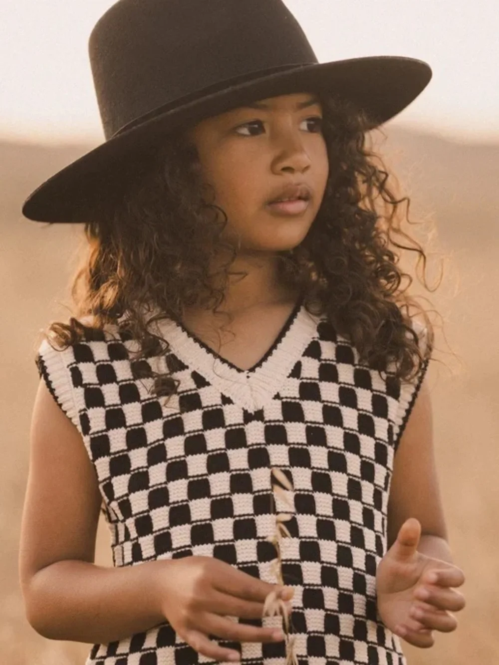 Rylee + Cru Black Rancher Hat